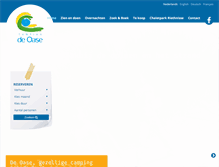 Tablet Screenshot of campingdeoase.nl